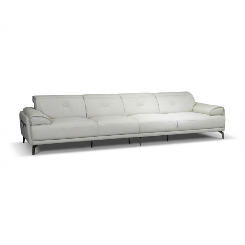 Sofa da bò thật phong cách Ý Estella (V97)