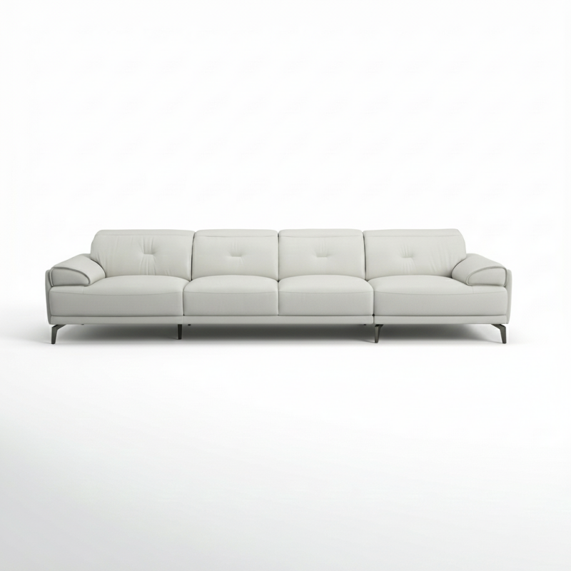 Sofa da bò thật phong cách Ý Estella (V97)