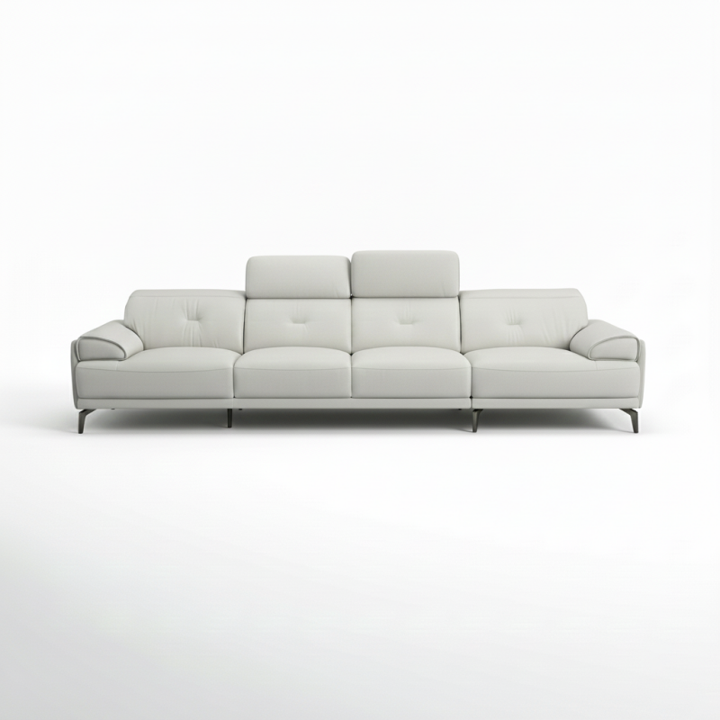 Sofa da bò thật phong cách Ý Estella (V97)
