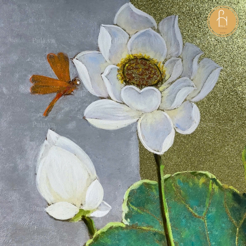 Tranh Nghệ Thuật Diệp Hạ Thanh Liên