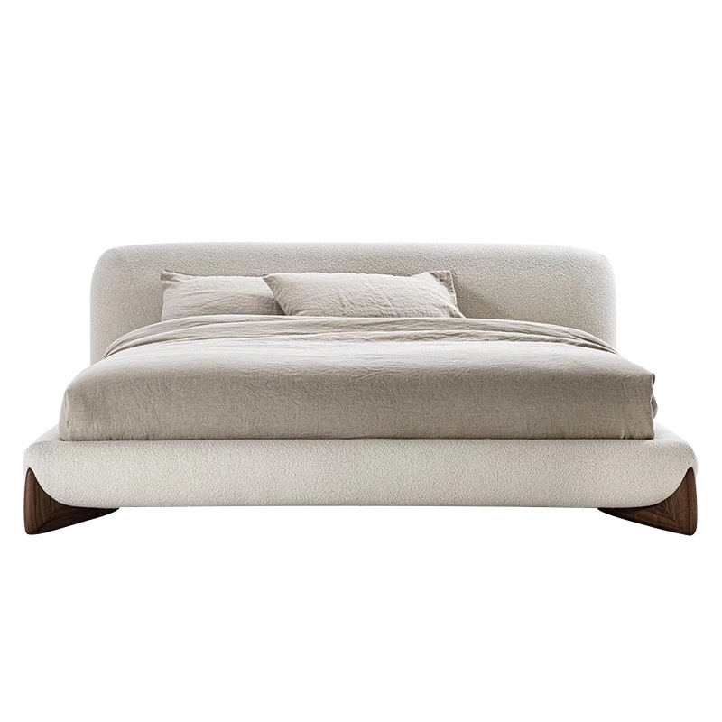 Giường ngủ bọc nỉ phong cách Bắc Âu PB52