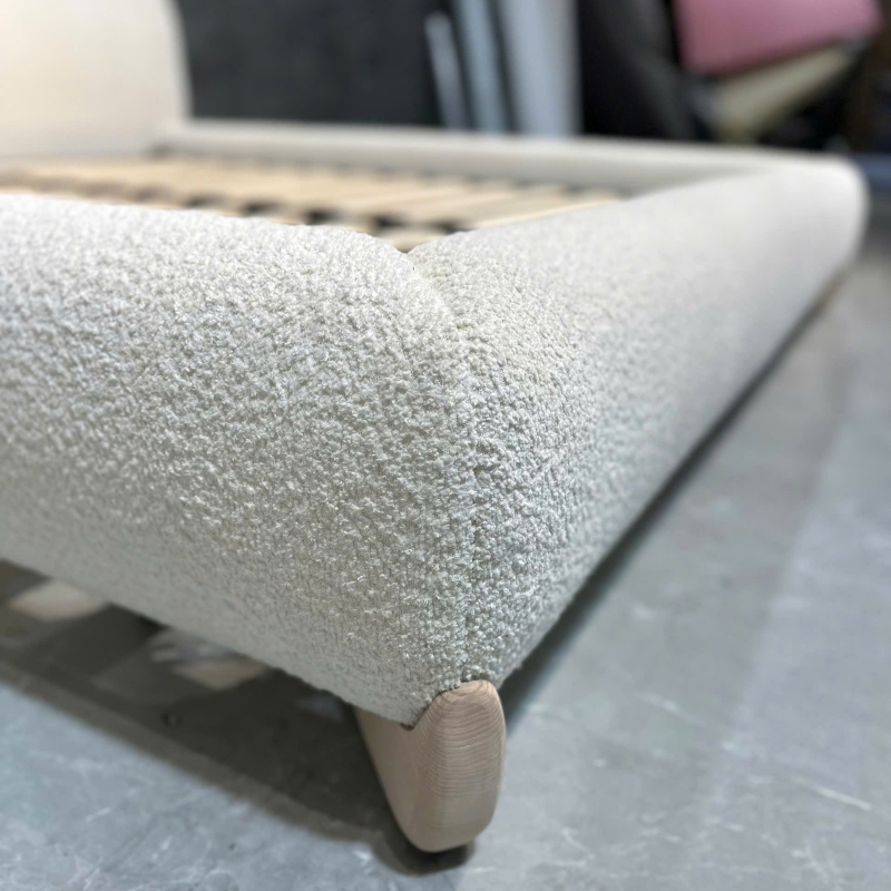 Giường ngủ bọc nỉ phong cách Bắc Âu PB52