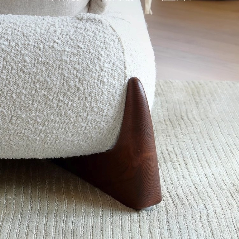 Giường ngủ bọc nỉ phong cách Bắc Âu PB52