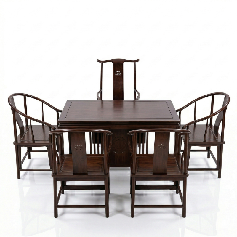 Bộ bàn trà Minh Đế gỗ cao cấp MD02