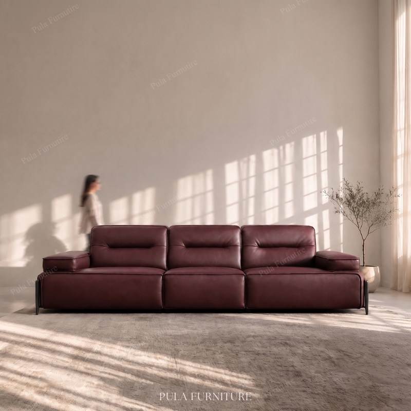Sofa da bò Ý hiện đại Marvelo (V102)