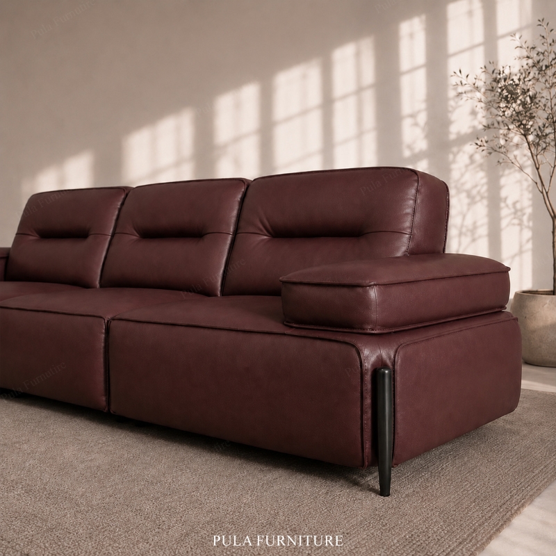 Sofa da bò Ý hiện đại Marvelo (V102)