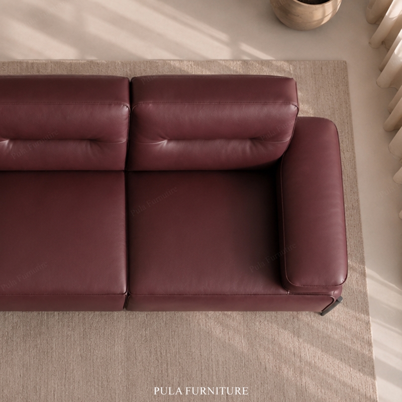 Sofa da bò Ý hiện đại Marvelo (V102)