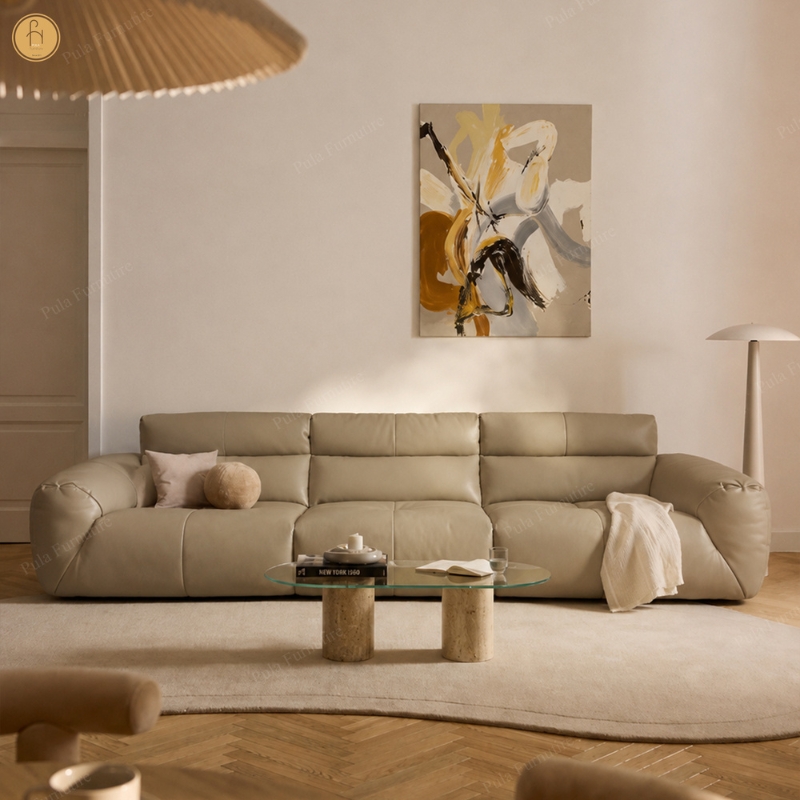 Sofa bọc da cao cấp thiết kế hiện đại Ardor (V107)