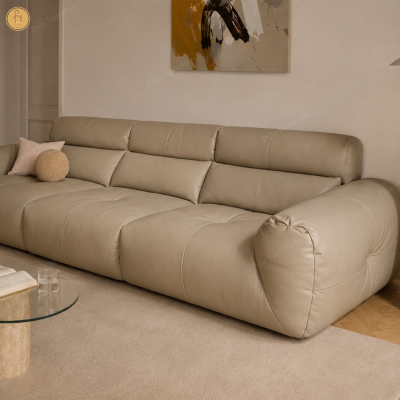 Sofa bọc da cao cấp thiết kế hiện đại Ardor (V107)