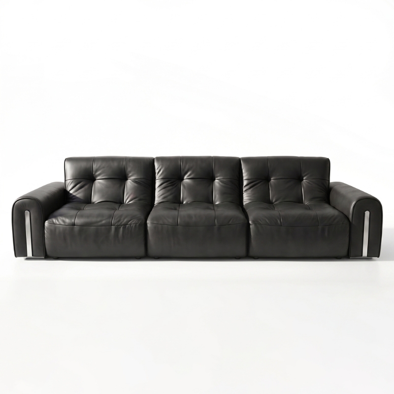 Sofa văng da bò Ý hiện đại Domus (V104)