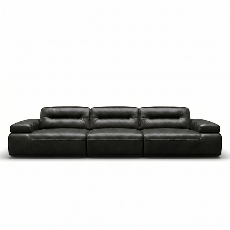 Sofa văng hiện đại bọc da bò Astor (V108)