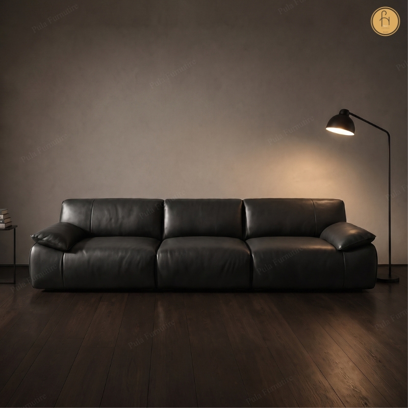 Sofa văng bọc da thiết kế hiện đại Vento (V110)