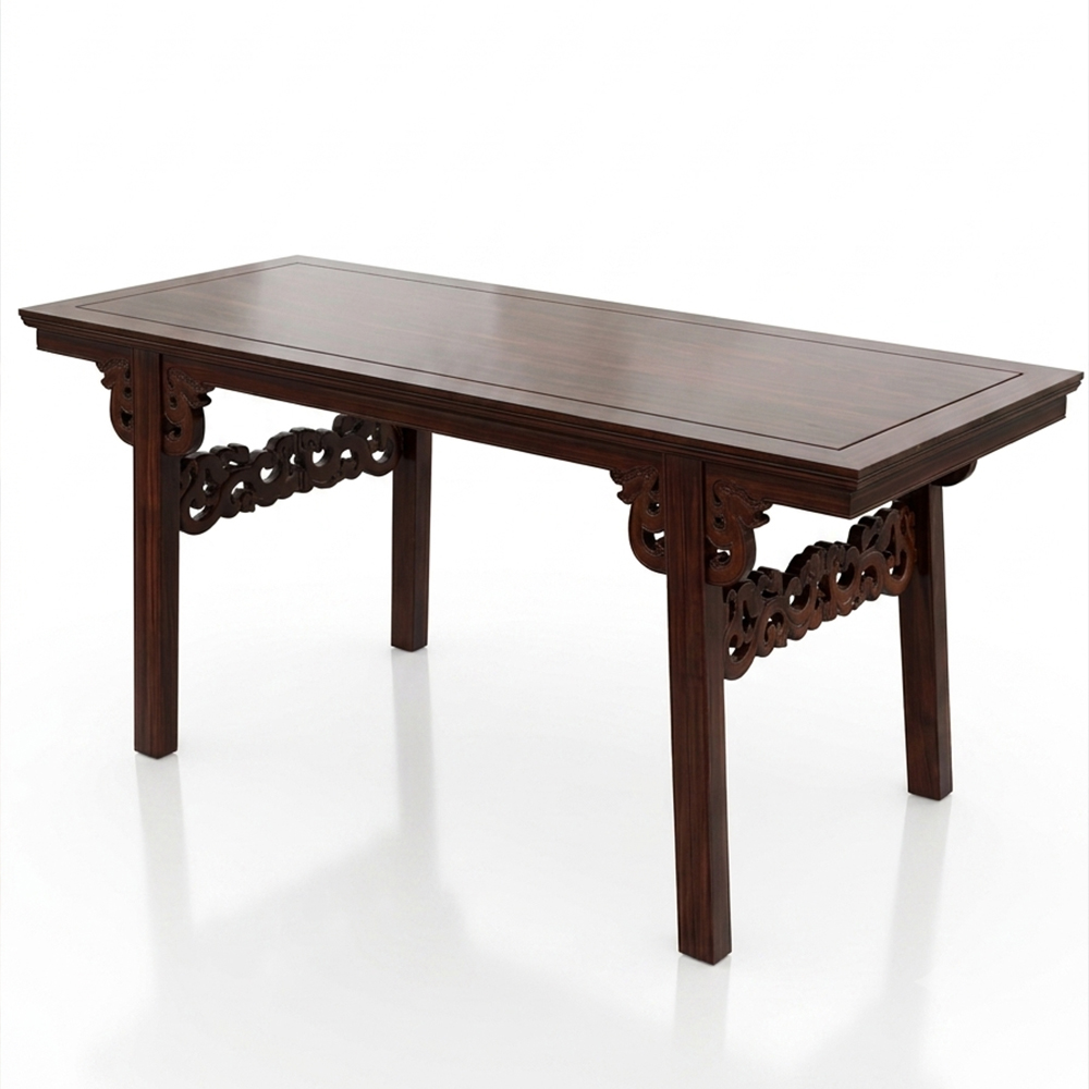 Bàn trà đạo gỗ Hương họa tiết sang trọng BAT05