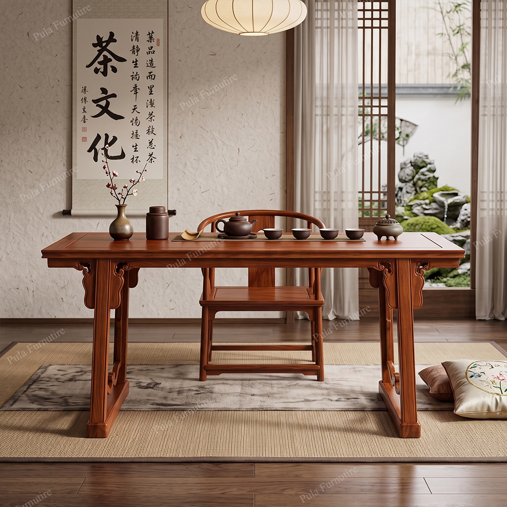 Bàn uống trà gỗ Hương cho phòng khách BAT03