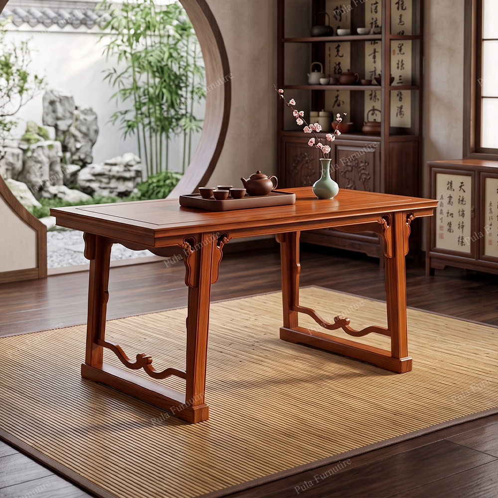 Bàn uống trà gỗ Hương cho phòng khách BAT03