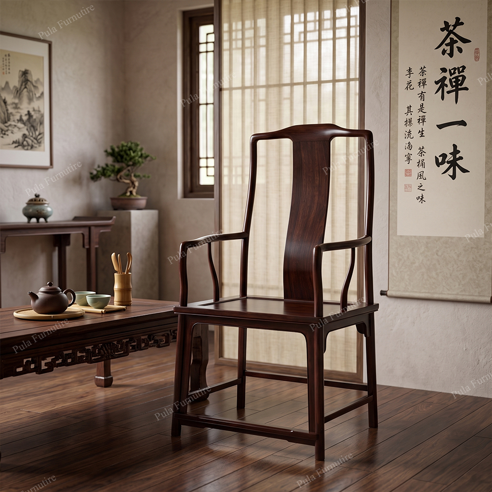 Ghế Mũ Quan cao cấp gỗ tự nhiên GPT03