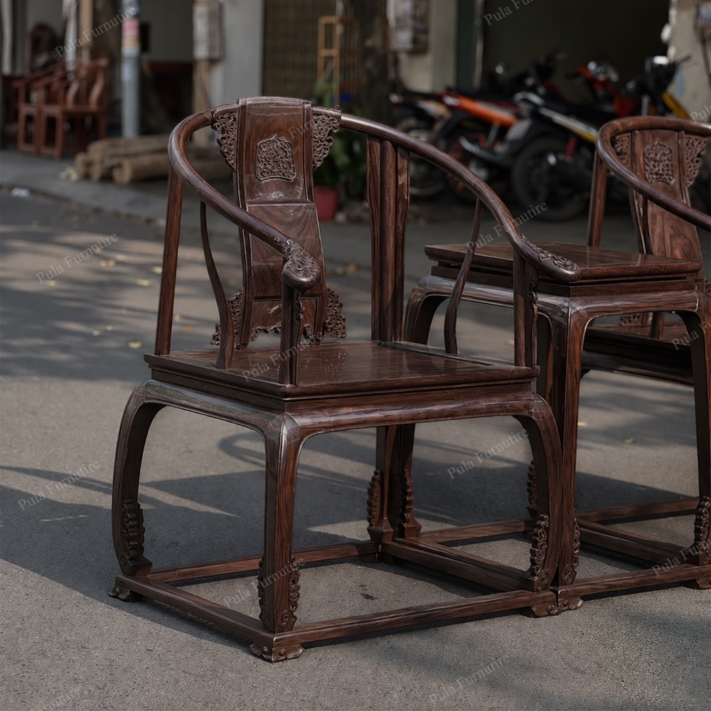 Ghế Minh đế ghép mộng Tàu cao cấp GPT12