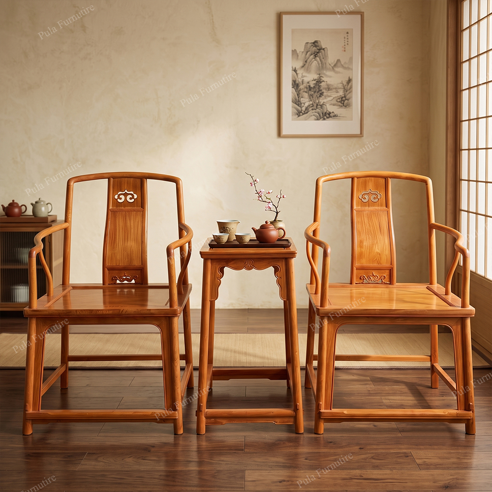 Ghế trà đạo gỗ Hương GPT06