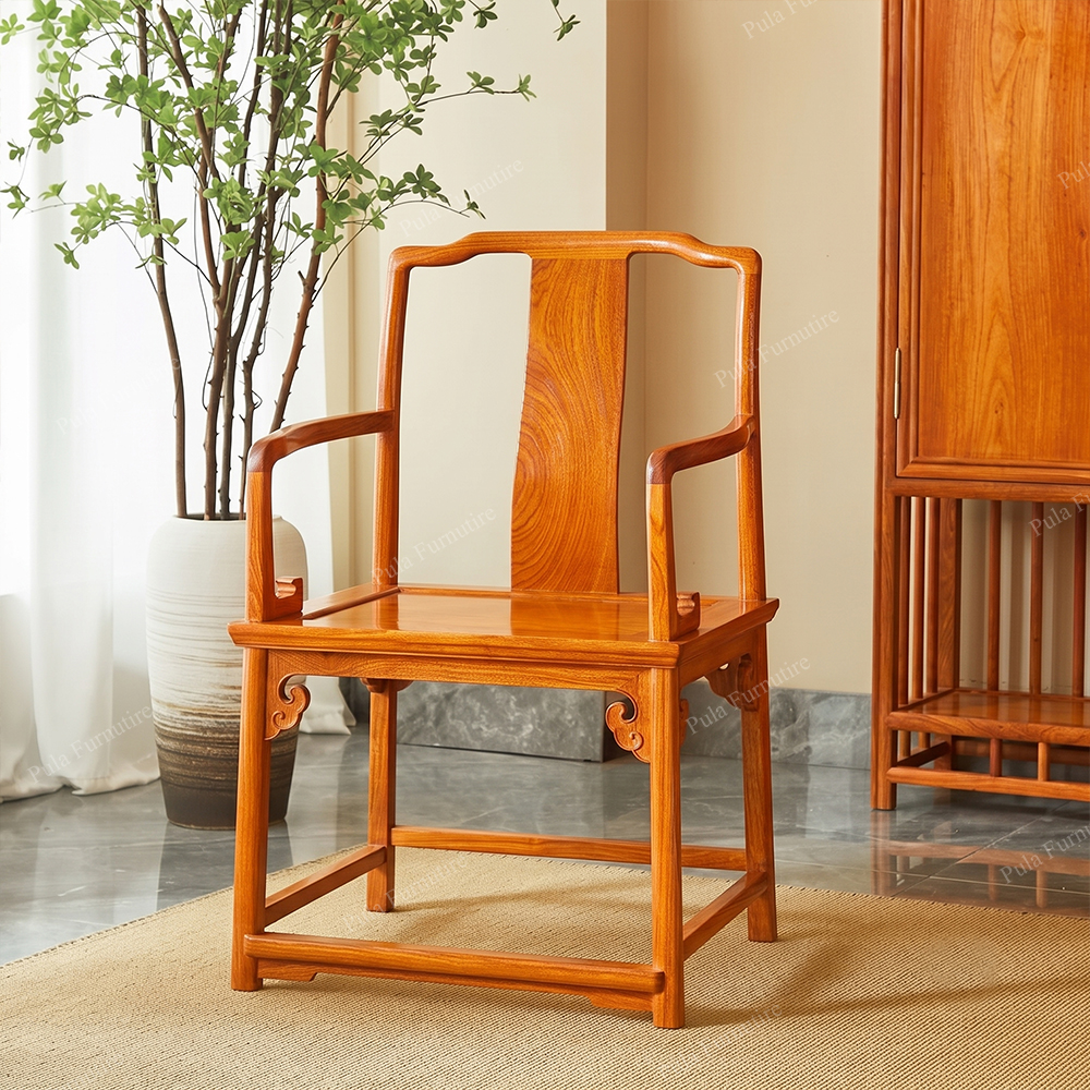 Ghế trà cổ Nam Quan gỗ Hương GPT09