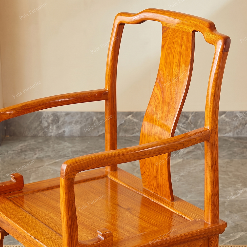 Ghế trà cổ Nam Quan gỗ Hương GPT09