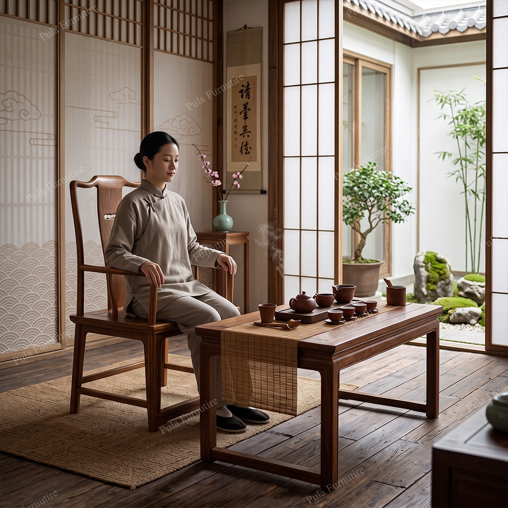 Ghế trà đạo Nam Quan GPT07
