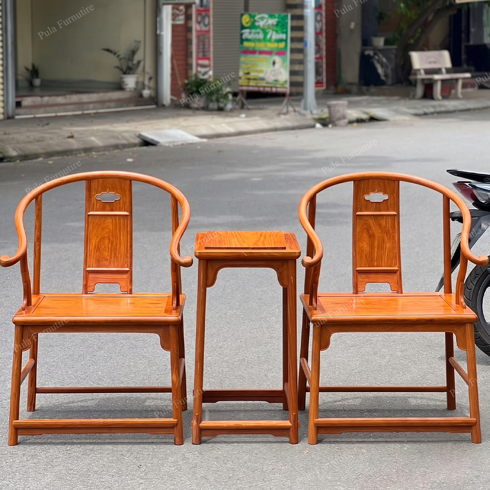 Bộ bàn ghế Minh trọc 3 món TD33