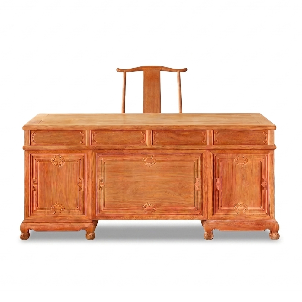 Bộ bàn làm việc lãnh đạo cổ sang trọng BLVT03