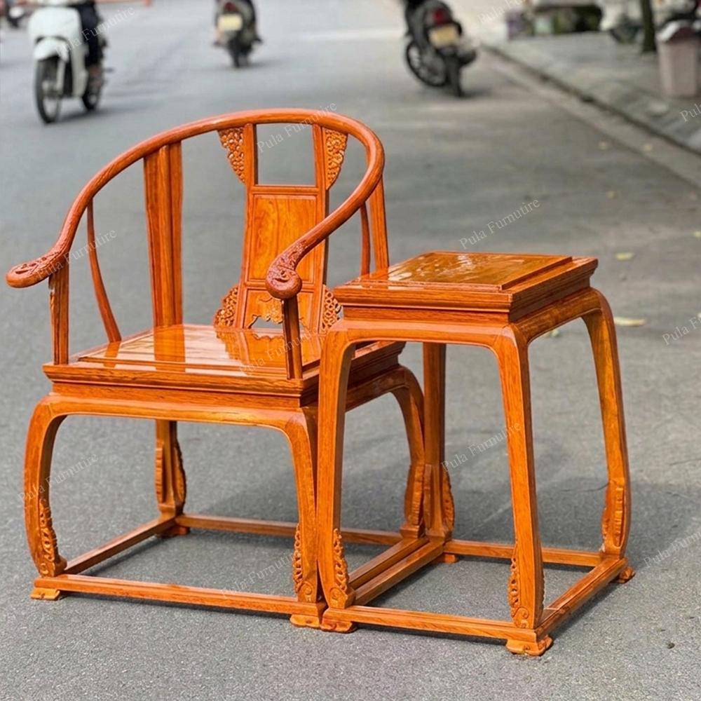 Ghế trà Minh đế gỗ Hương GPT17