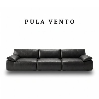 Sofa văng bọc da thiết kế hiện đại Vento (V110)