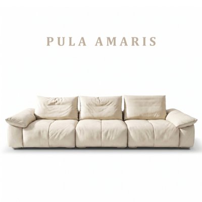 Sofa da bò thiết kế tối giản Amaris (V106)