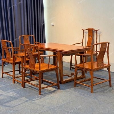 Bộ bàn trà đạo gỗ Hương 7 món phòng khách TD09