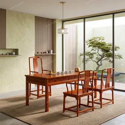 Combo trà thất 4 món gỗ Hương TD38
